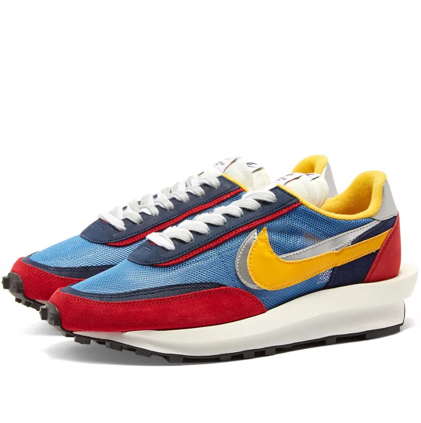 Nike X Sacai Ldwaffle Varsity Blue &amp; Varsity Red - HADNUS