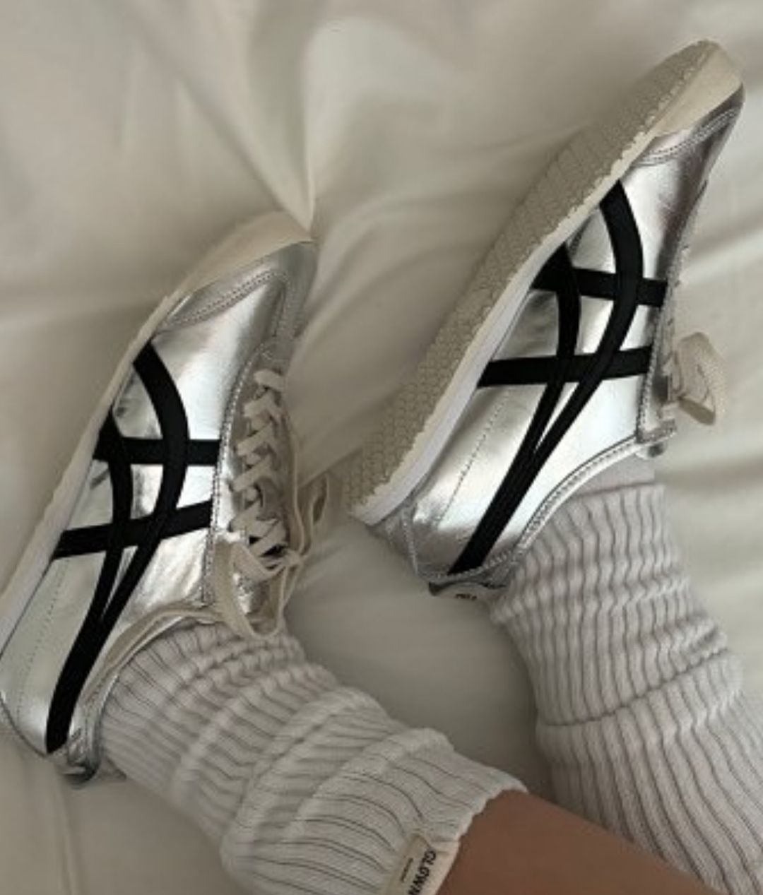 ONITSUKA TIGER MEXICO 66 銀黑色 - HADNUS