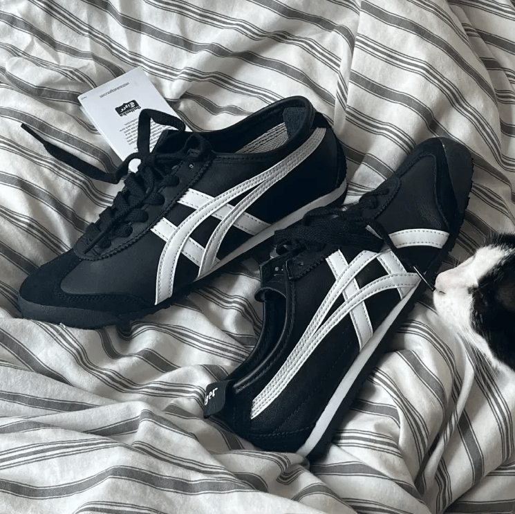 Onitsuka Tiger Mexico 66 Black white - HADNES