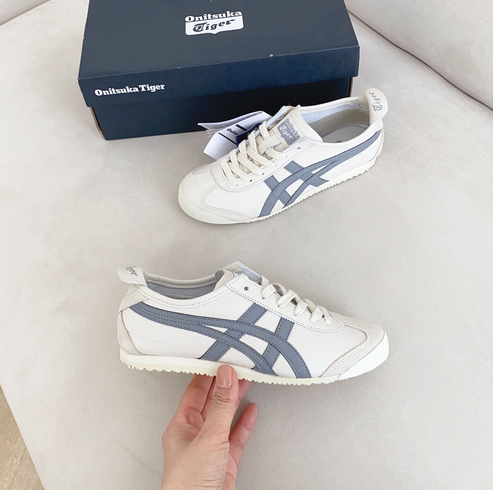 Onitsuka Tiger Mexico 66 White Blue - HADNES