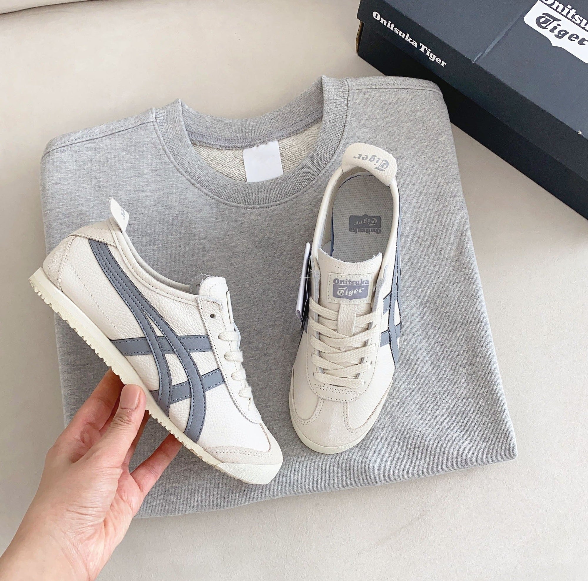 Onitsuka Tiger Mexico 66 White Blue - HADNES