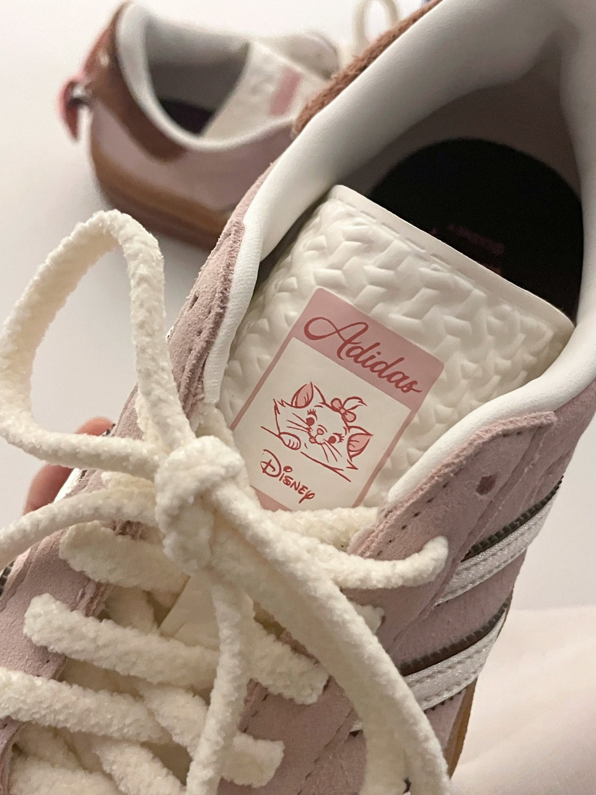 DISNEY X ADIDAS GAZELLE BOLD 摩卡櫻花粉 JR4244