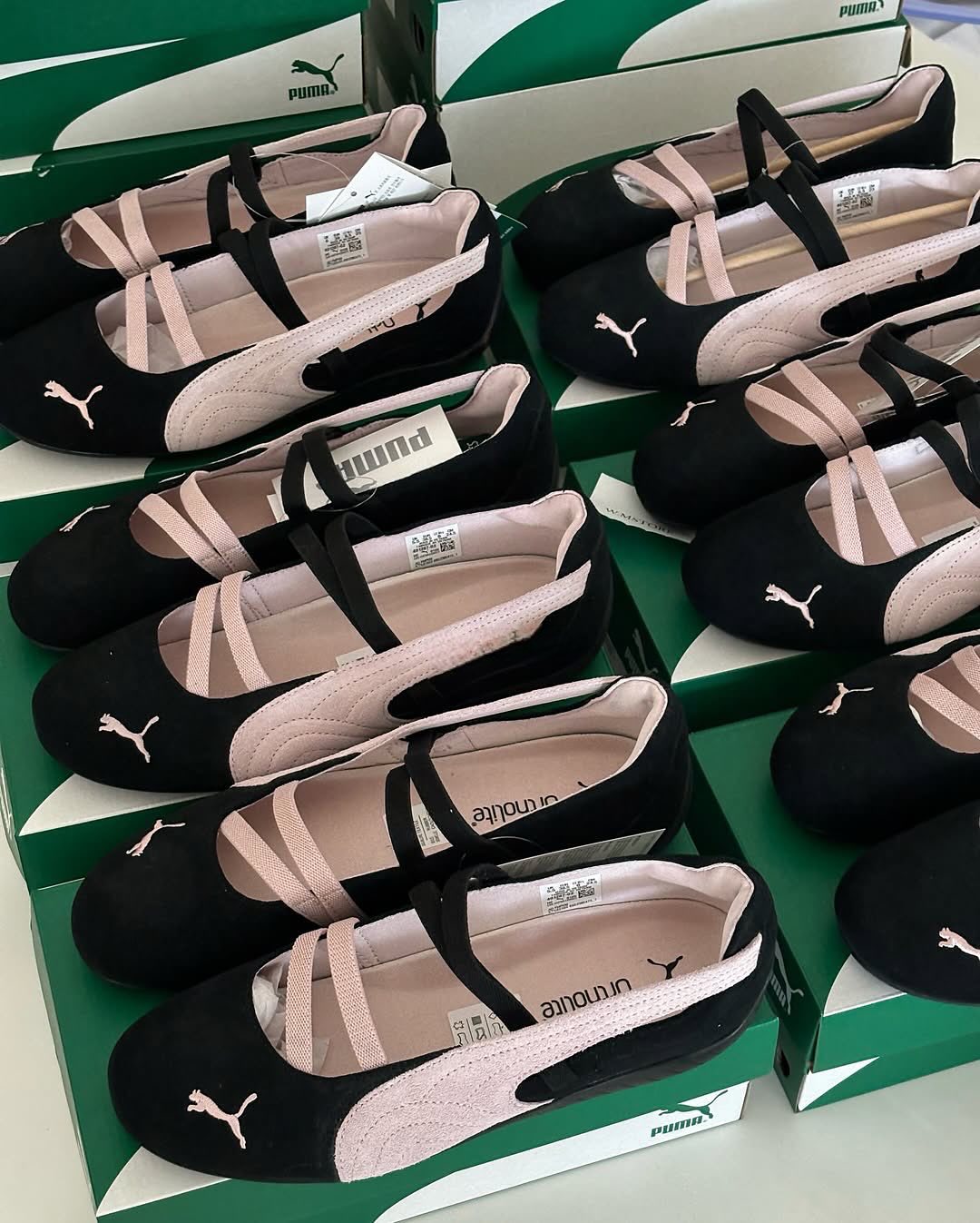 PUMA SPEEDCAT BALLET BLACK PINK - HADNES