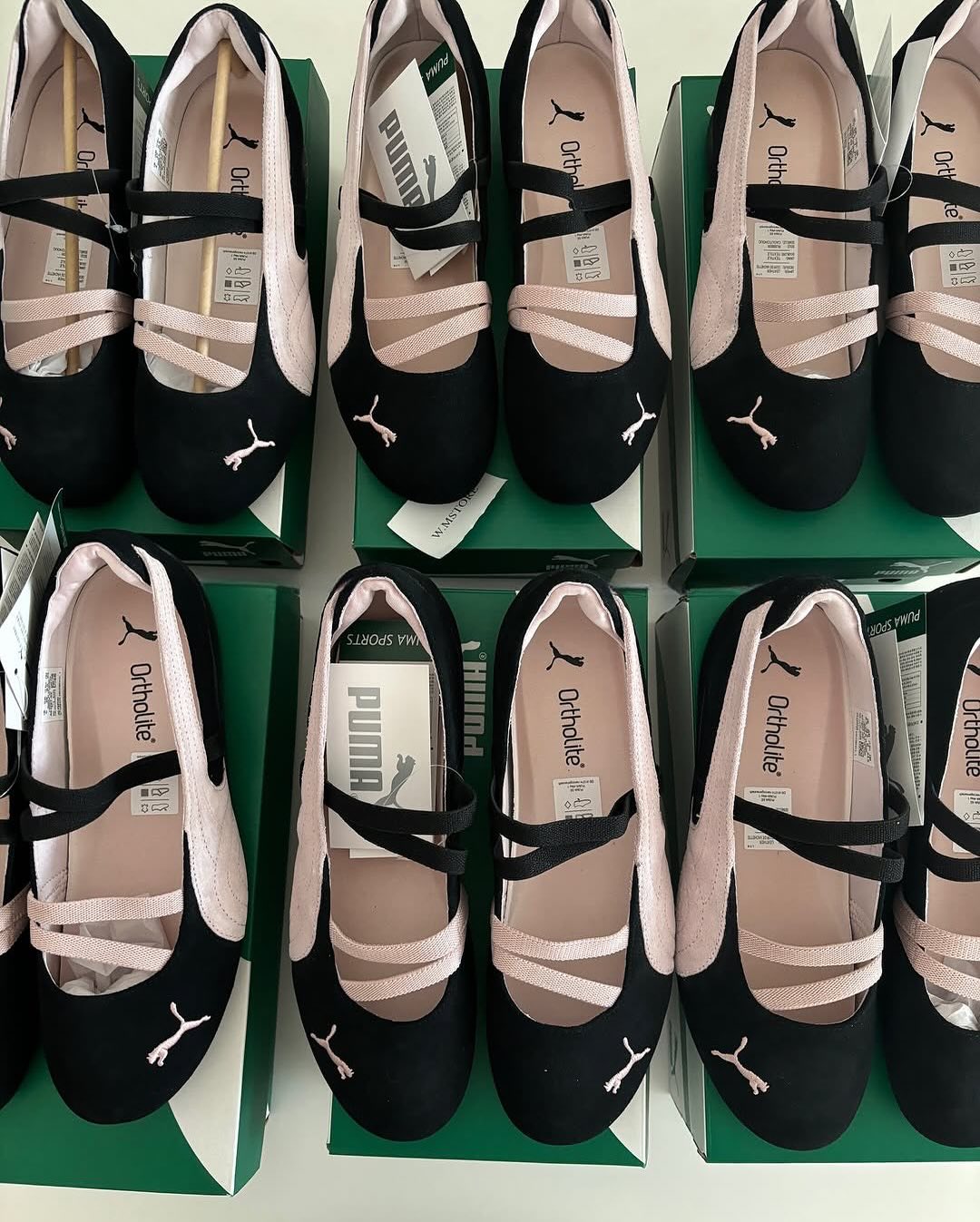 PUMA SPEEDCAT BALLET BLACK PINK - HADNES