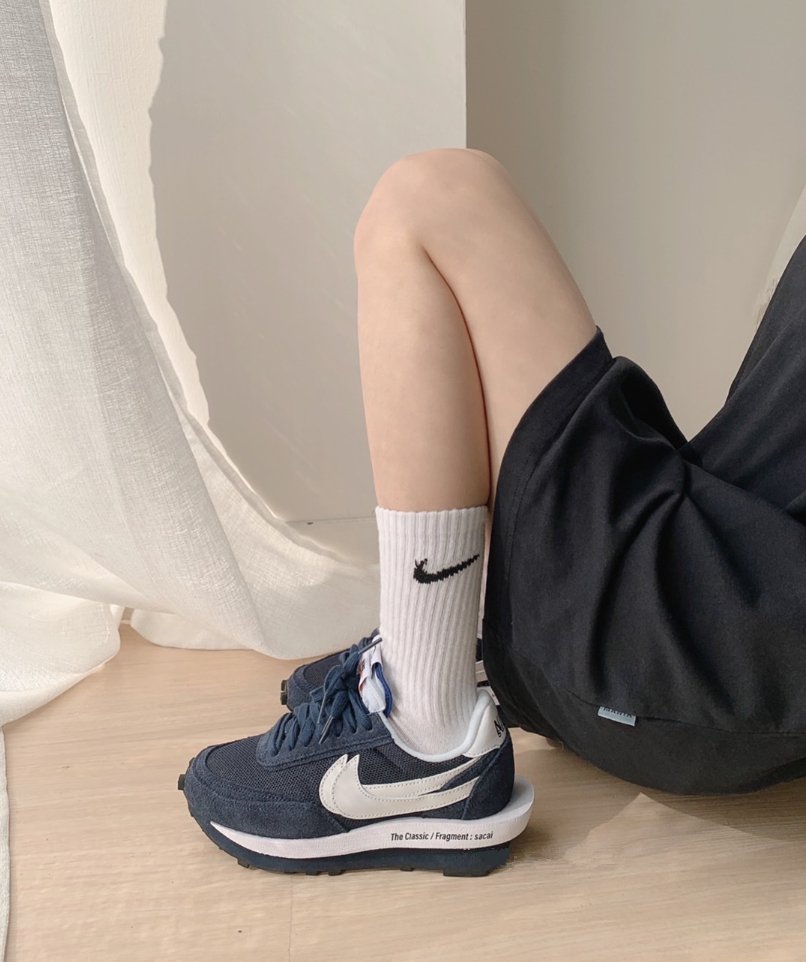 sacai x Fragment x Nike LDWaffle “海軍藍” - HADNUS