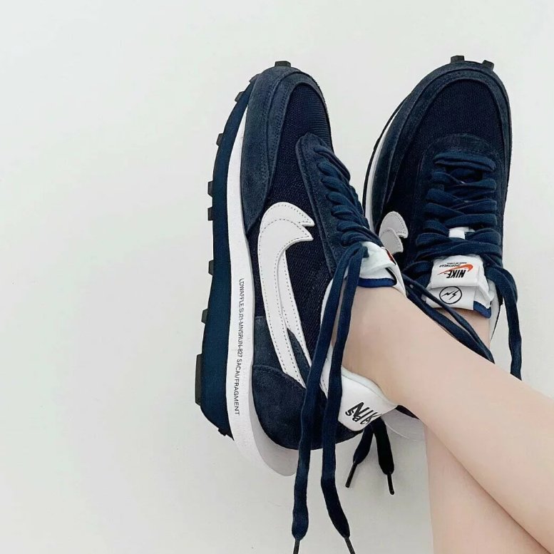 sacai x Fragment x Nike LDWaffle “海軍藍” - HADNUS