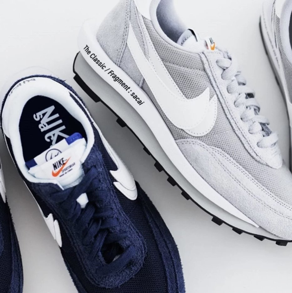 sacai x Fragment x Nike LDWaffle “Grey” - HADNUS