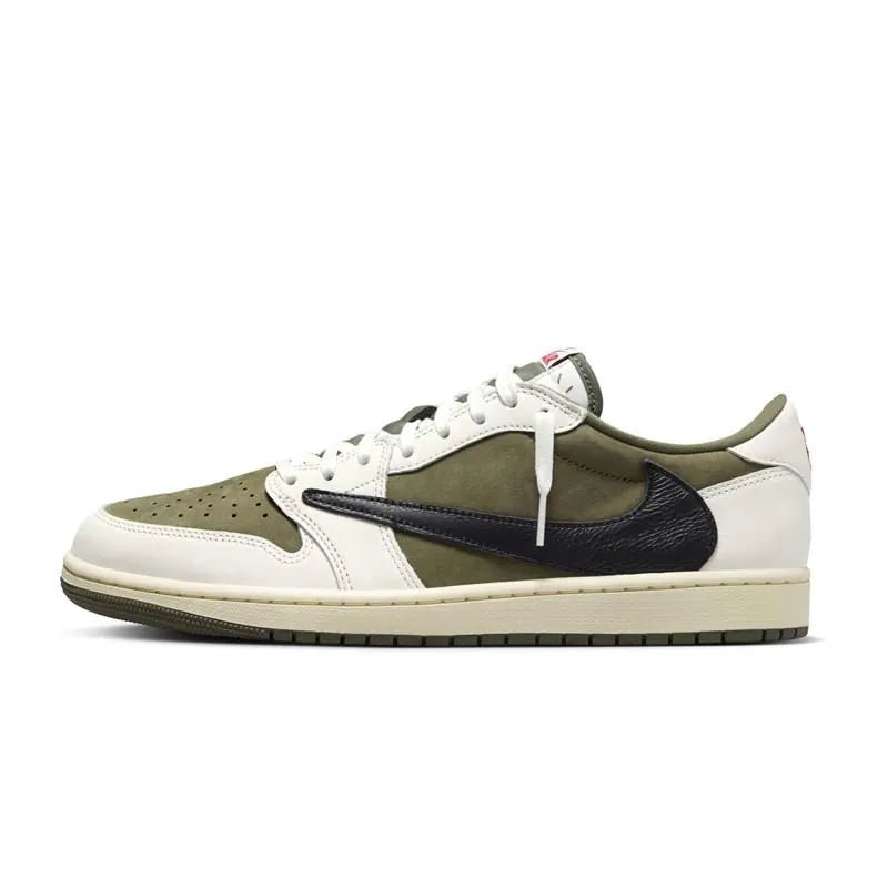 Travis Scott x Air Jordan 1 Low OG "Medium Olive" DM7866 - 200 - HADNES