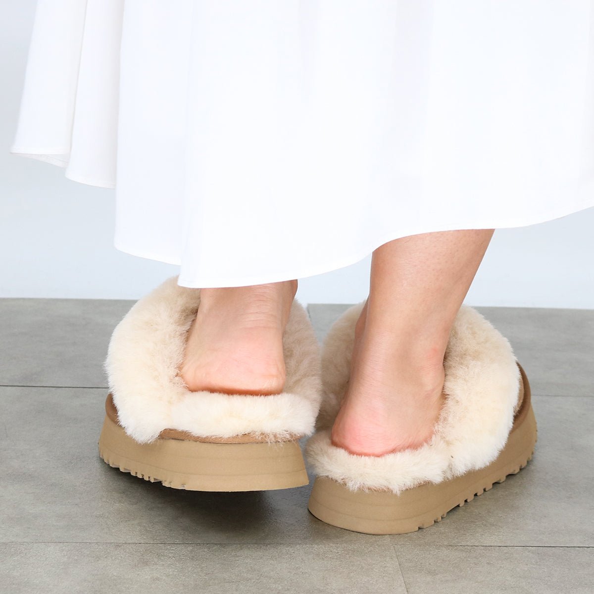 UGG Disquette Slides Chestnut - HADNUS