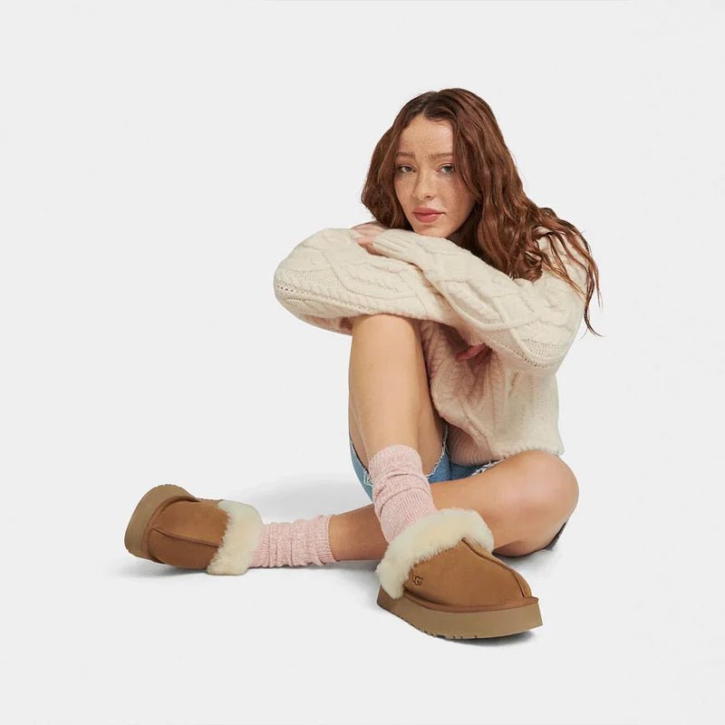 UGG Disquette Slides Chestnut - HADNUS