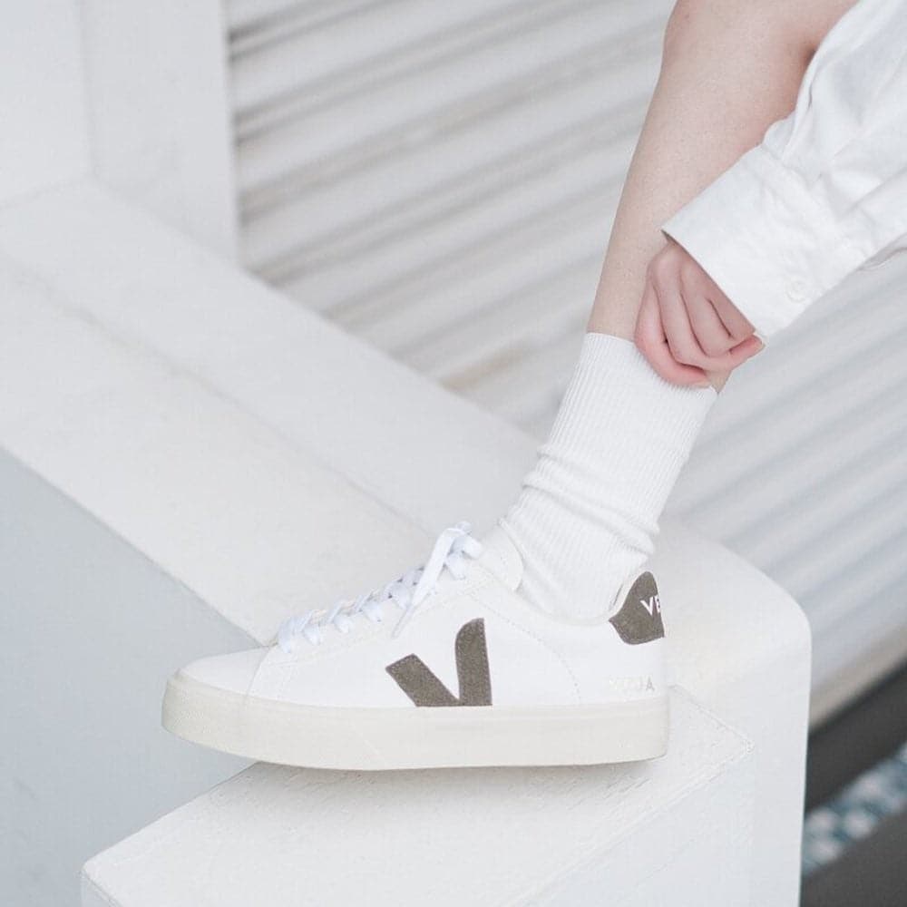 Veja Campo Sneakers White & Kaki - HADNUS