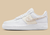 Nike Air Force 1 Low White Gold 刺繡
