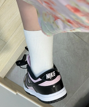 Nike Dunk Low Black Pink 漆皮