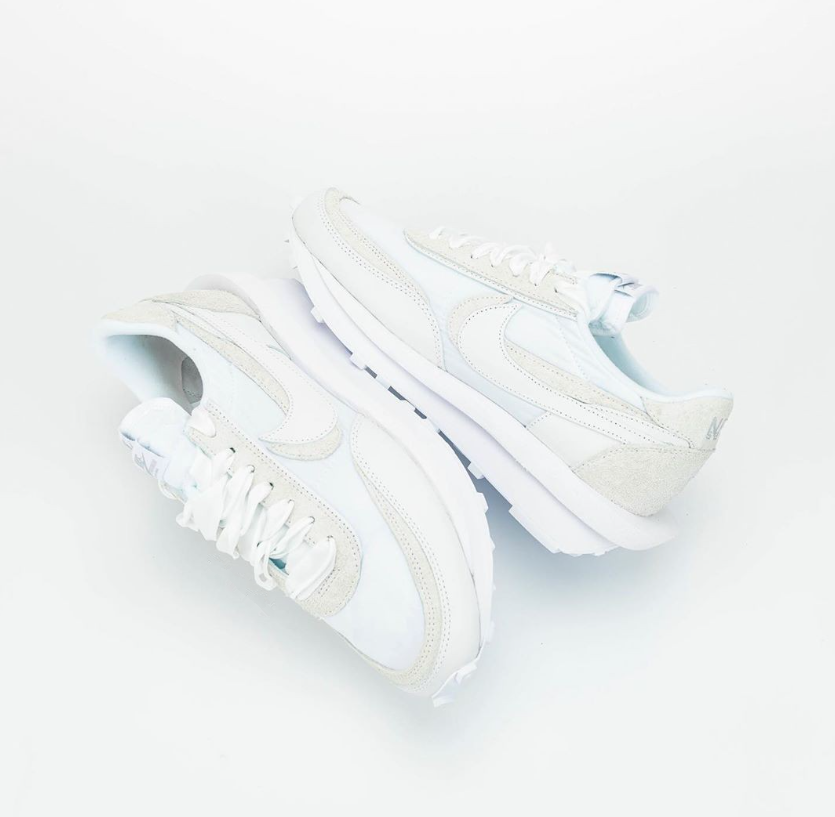 Sacai X Nike Ldwaffle “white Nylon”
