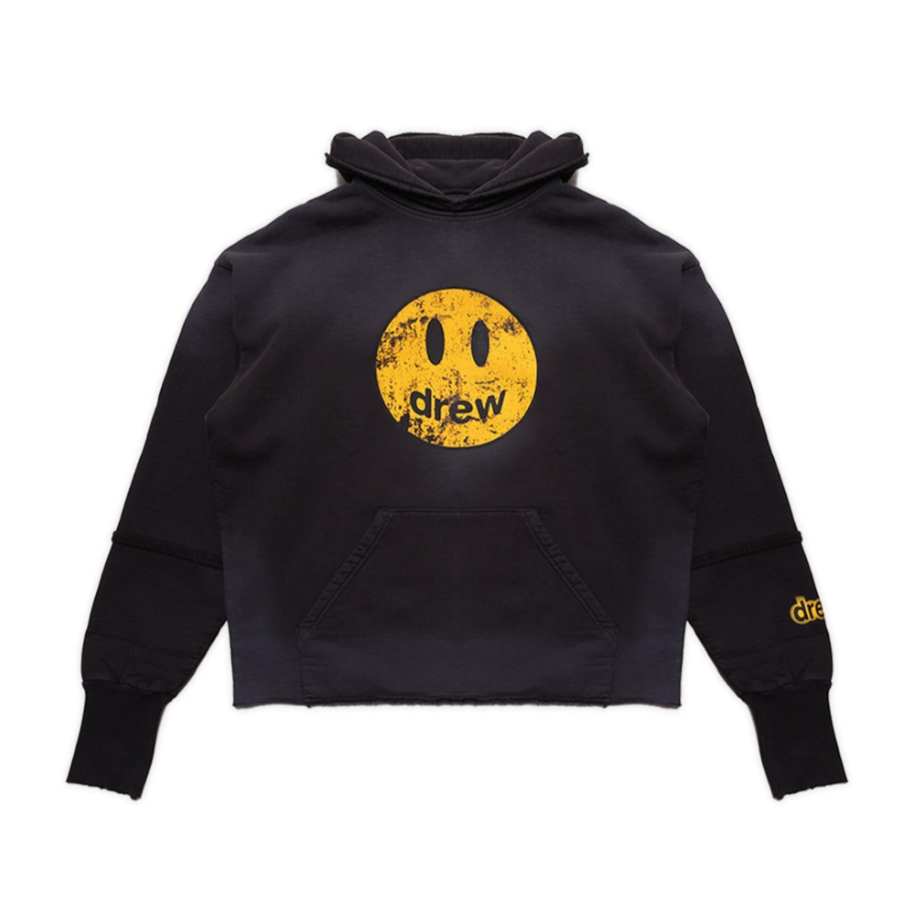 Drew House Deconstructed Hoodie Black - HADNUS