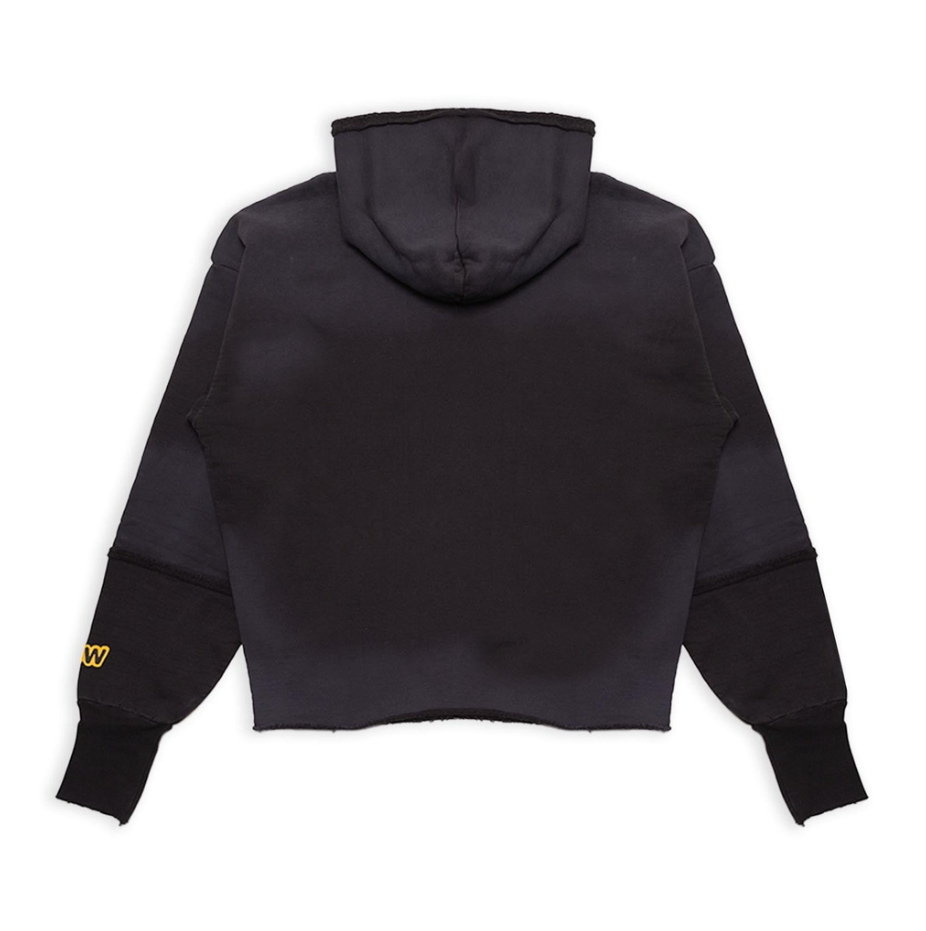 Drew House Deconstructed Hoodie Black - HADNUS